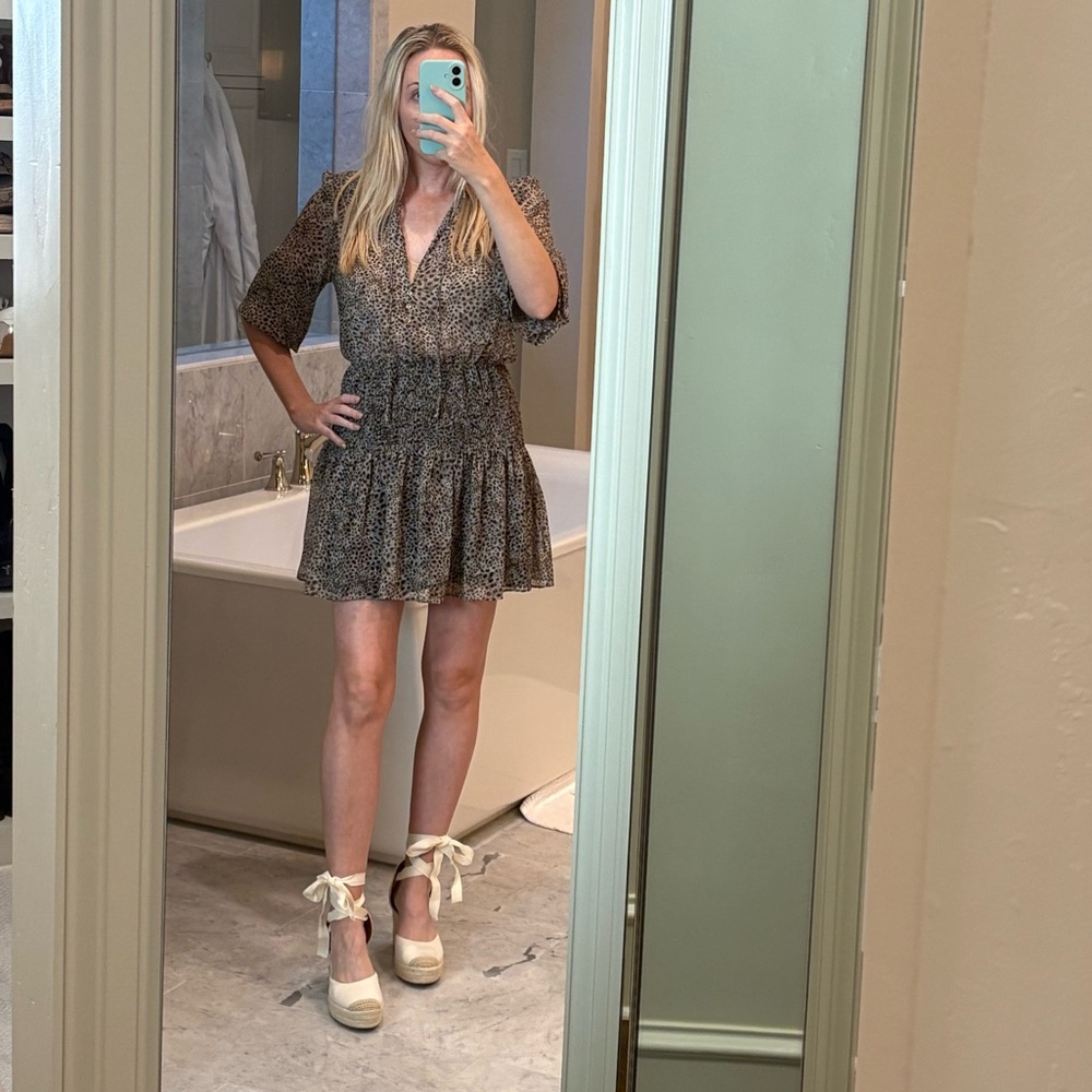 Zara Elegant animal print  Dress - Picture 2 of 4